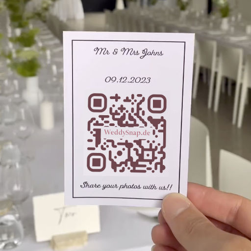 HochzeitsQRCode WeddySnap